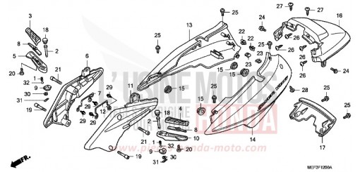 BODY COVER (FJS400D8) FJS400D8 de 2008